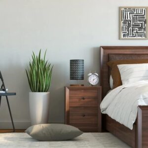 Bedside Table – Acacia Walnut (40x42x52 cm)