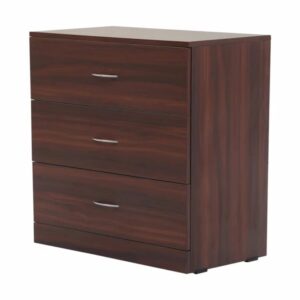 Chest of Drawers – Medium Black, Brown (80 x 43 x 78 cm)
