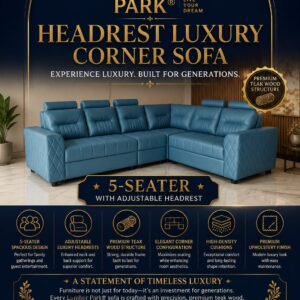 Lumber Park® 5-Seater Premium Cushion Sofa