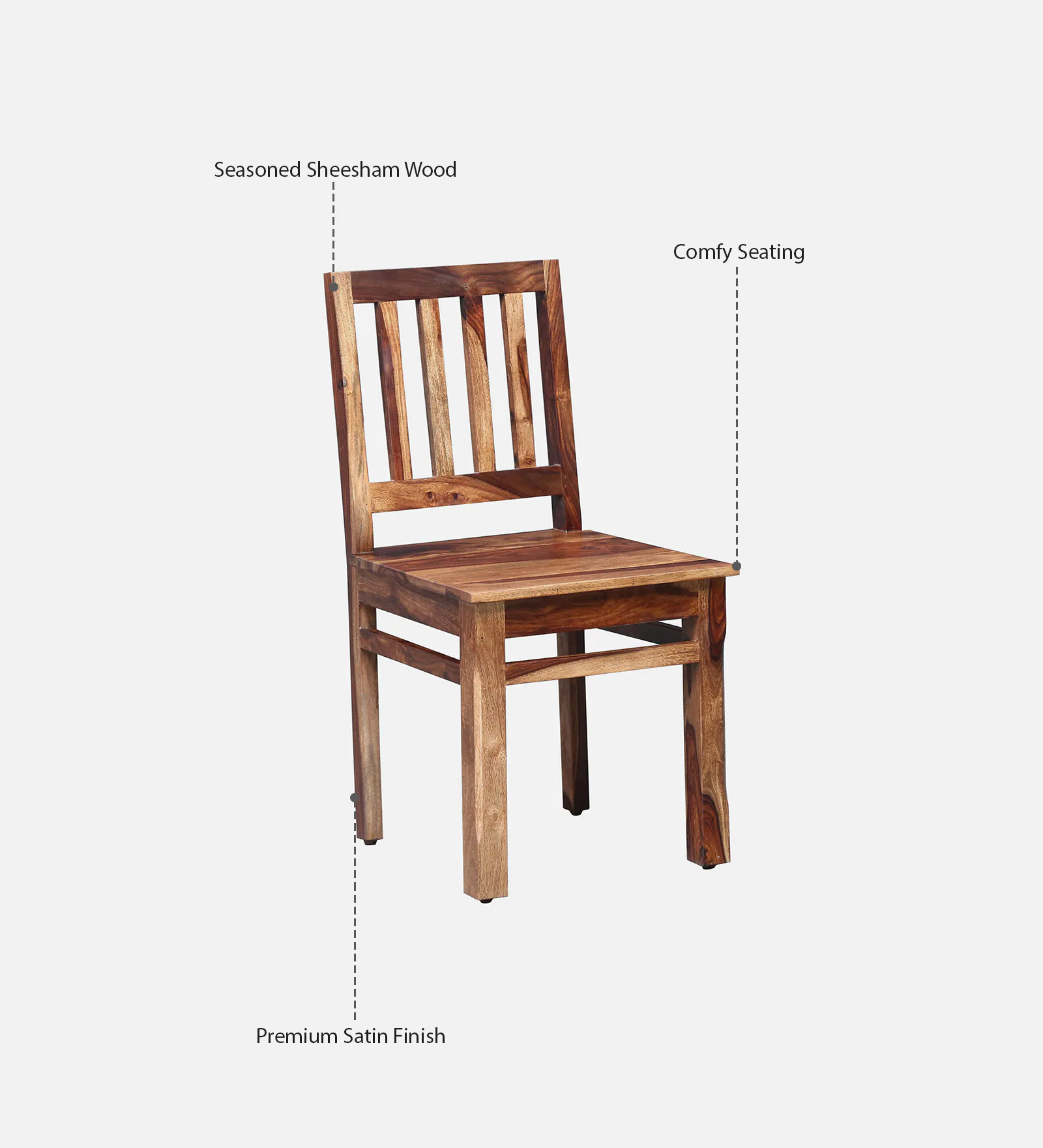 Lumber Park™ Teak Wood 6 Seater Dining Set In Rustic Teak Finish With Bench - Image 5